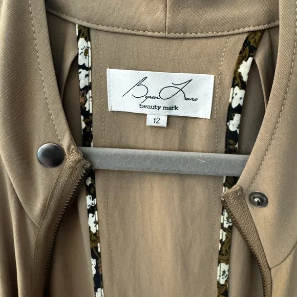 Byron Lars Zip Twist Front Dress in Saddle Size 12 - Picture 8 of 8